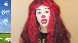 Pennywise the Clown from Stephen King's IT Makeup tutorial - ASMR