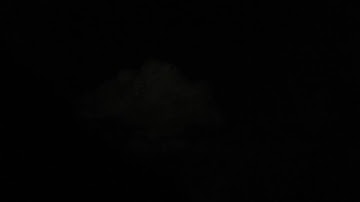 Cloud with internal lightning - Nighttime video - USA