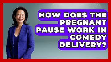 How Does The Pregnant Pause Work In Comedy Delivery? - Open Mic Manual