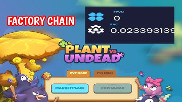 Connect Metamask Wallet to Factory Chain Plant vs Undead Updates PvP Mode