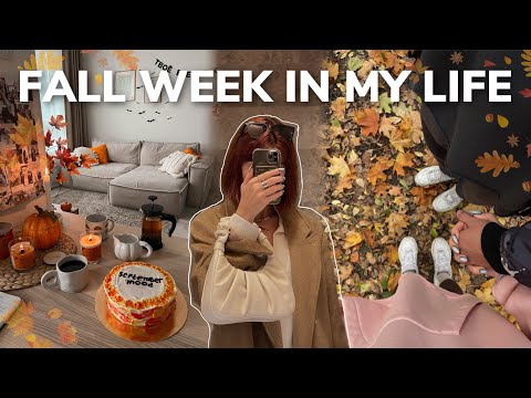 уютный осенний влог | тренировки и домашний уют | autumn week in my life