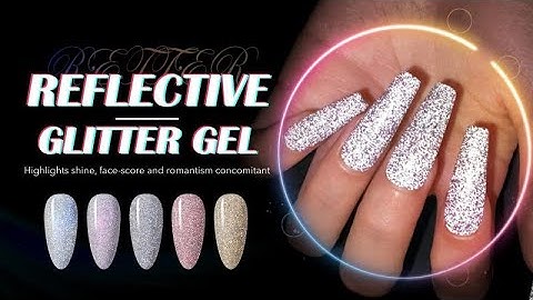 How To DIY Your Nails With Reflective Glitter Gel Polish? I BORN PRETTY