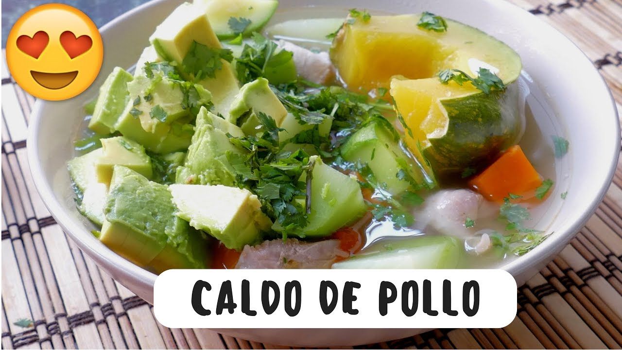 MI FORMA DE COCINAR CALDO DE POLLO - YouTube