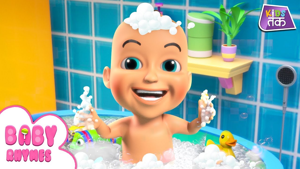 Bath Song  | English Rhymes for babies | Baby Rhymes | Kids tak