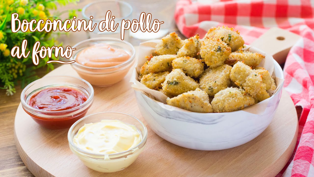 Bocconcini di Pollo Impanati al Forno - Ricetta Facile e Veloce - 55Winston55