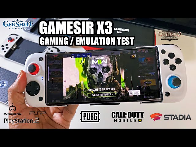 GameSir X3 Type C Gamepad Mobile Phone Controller with Cooling Fan