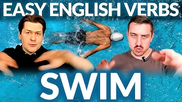 SWIM 🏊‍♂️ Easy English Verbs | English Comprehensible Input Beginner English Lesson