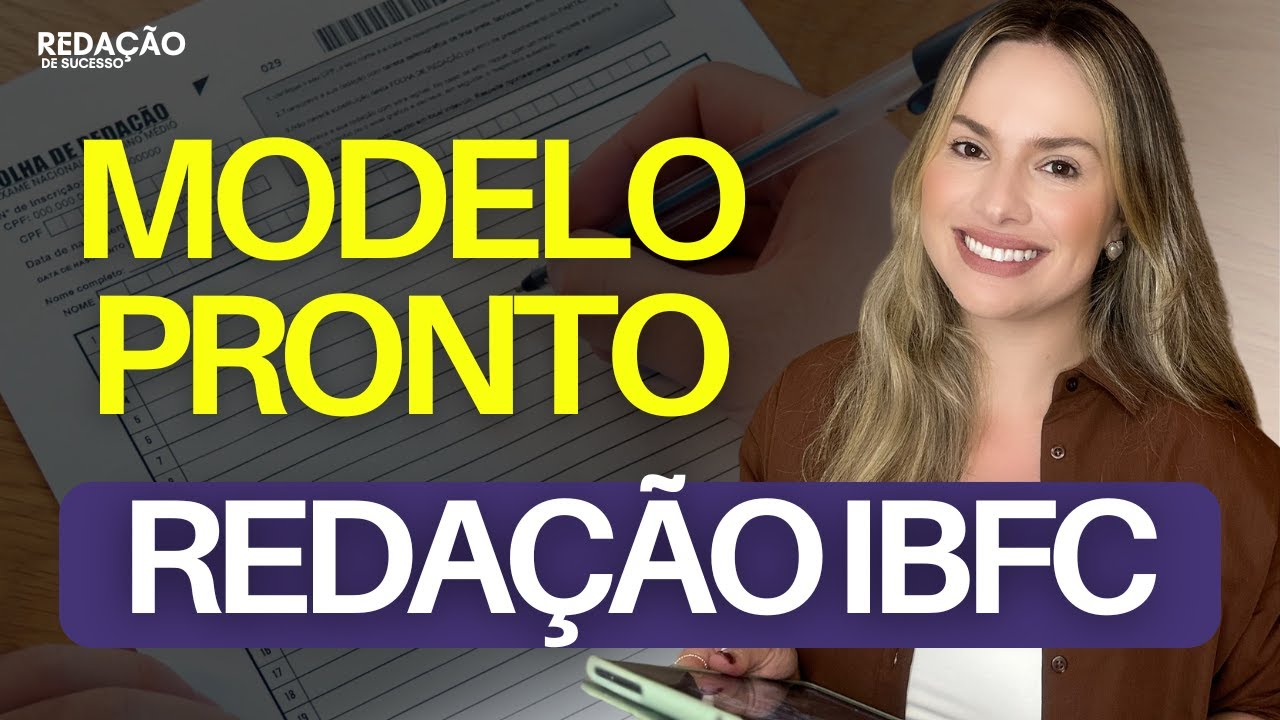 Modelo pronto DE REDACAO para TJPE - BANCA IBFC
