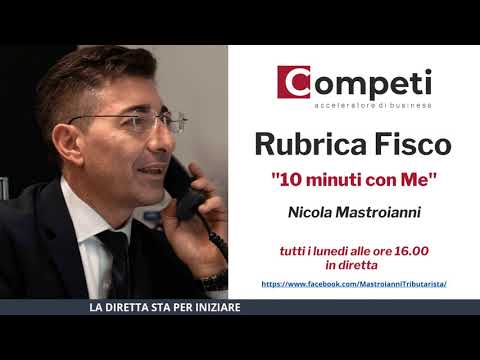 RUBRICA FISCO - Crediti d'imposta INVESTIMENTI e contributo SABATINI -  5 ottobre 2020