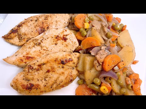 فيديو: رجيم الدجاج بالفرن - وصفة بالليمون والخضروات