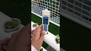 PH meter TDS/EC/PH&TEMP Green Screen #rithy_chen eduwow #tutorial #selfsustainable #food #seedling
