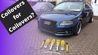Audi A3 coilovers replacement
