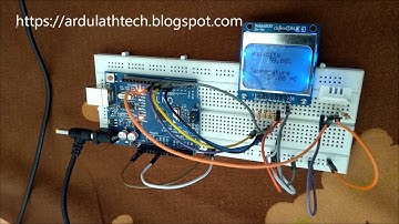 Arduino uno+Nokia 5110 lcd display+Humidity & temperature sensor
