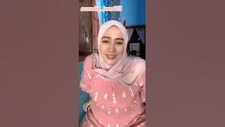Bumil cantik berjilbab live sambil makan kelengkeng @candid_bumil13 
