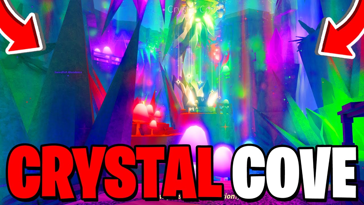 Как добраться до кристальной бухты в Fisch! (Расположение кристальной бухты) Roblox