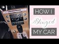 HOW I BLINGED OUT MY CAR!!! | Bedazzled Car Tutorial | Delana Wilkinson