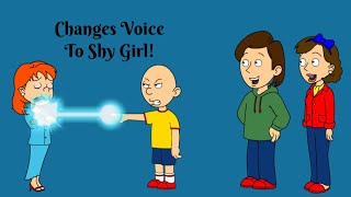 Caillou Changes Rosie's Voice To Shy Girl/Ungrounded