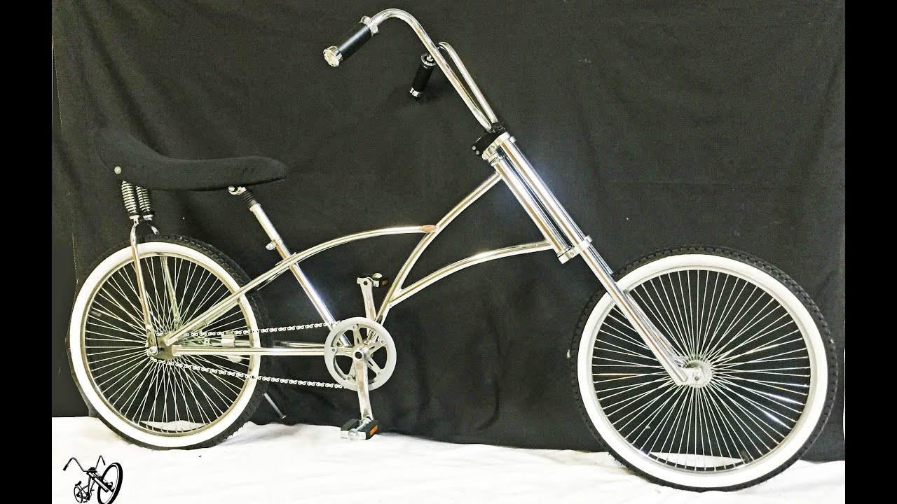 chrome chopper bicycle