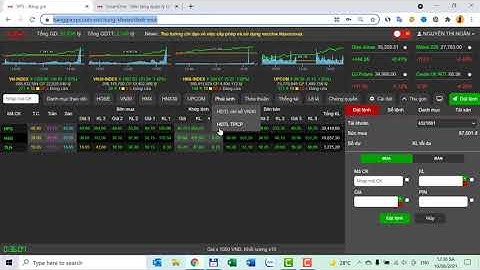 #2 Cách giao dịch trên Web VPS, sử dụng bảng giá, đặt lệnh mua bán trên nền tảng bảng giá VPS