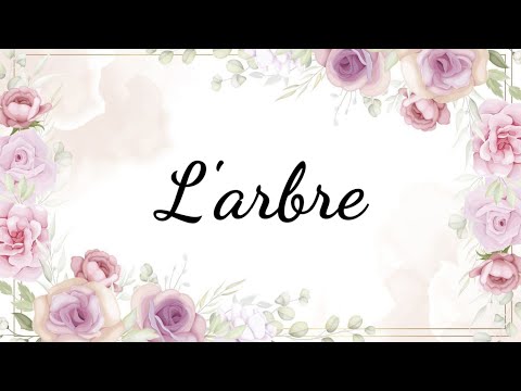 إنجاز فقرة عن الشجرة بالفرنسية