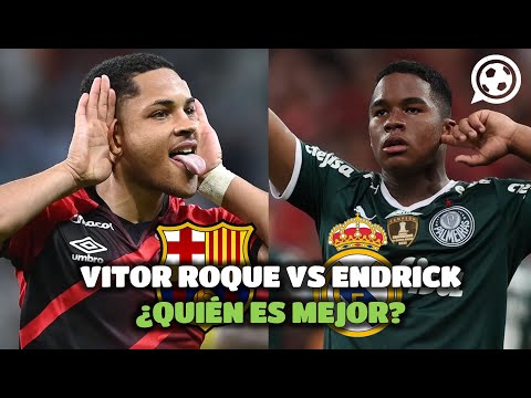 ENDRICK (REAL MADRID) VS VITOR ROQUE (BARCELONA): ¿QUIÉN ES MEJOR?