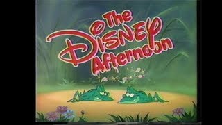 Commercial Block Disney Afternoon/ABC 1991ish