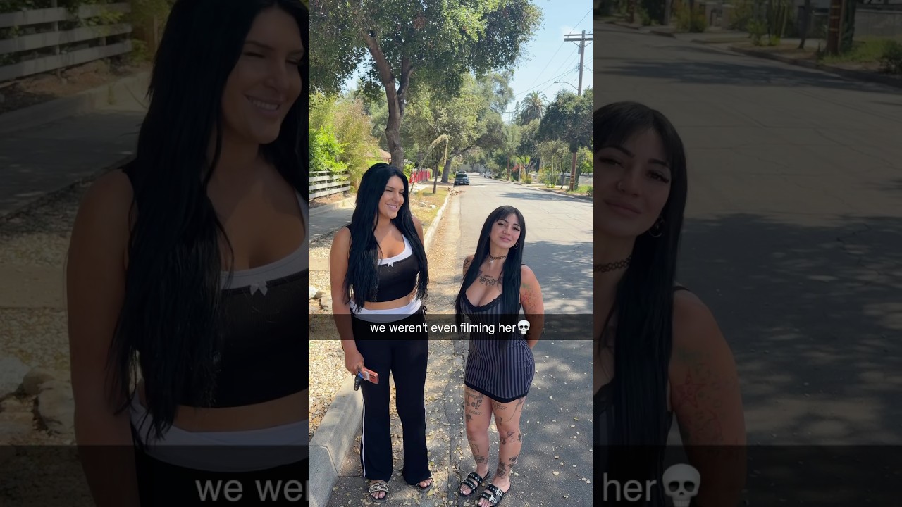 We weren't even filming her 💀￼