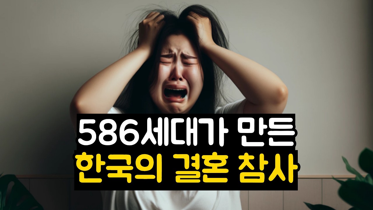 586세대가 만든 한국의 결혼 참사