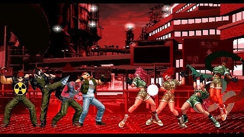 MUGEN KOF Ralf Team Vs. Orochi Leona Team