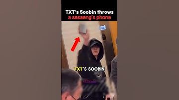 Soobin Explodes at Chinese Sasaengs #txt #kpop #kpopidol #kpopedit #shorts