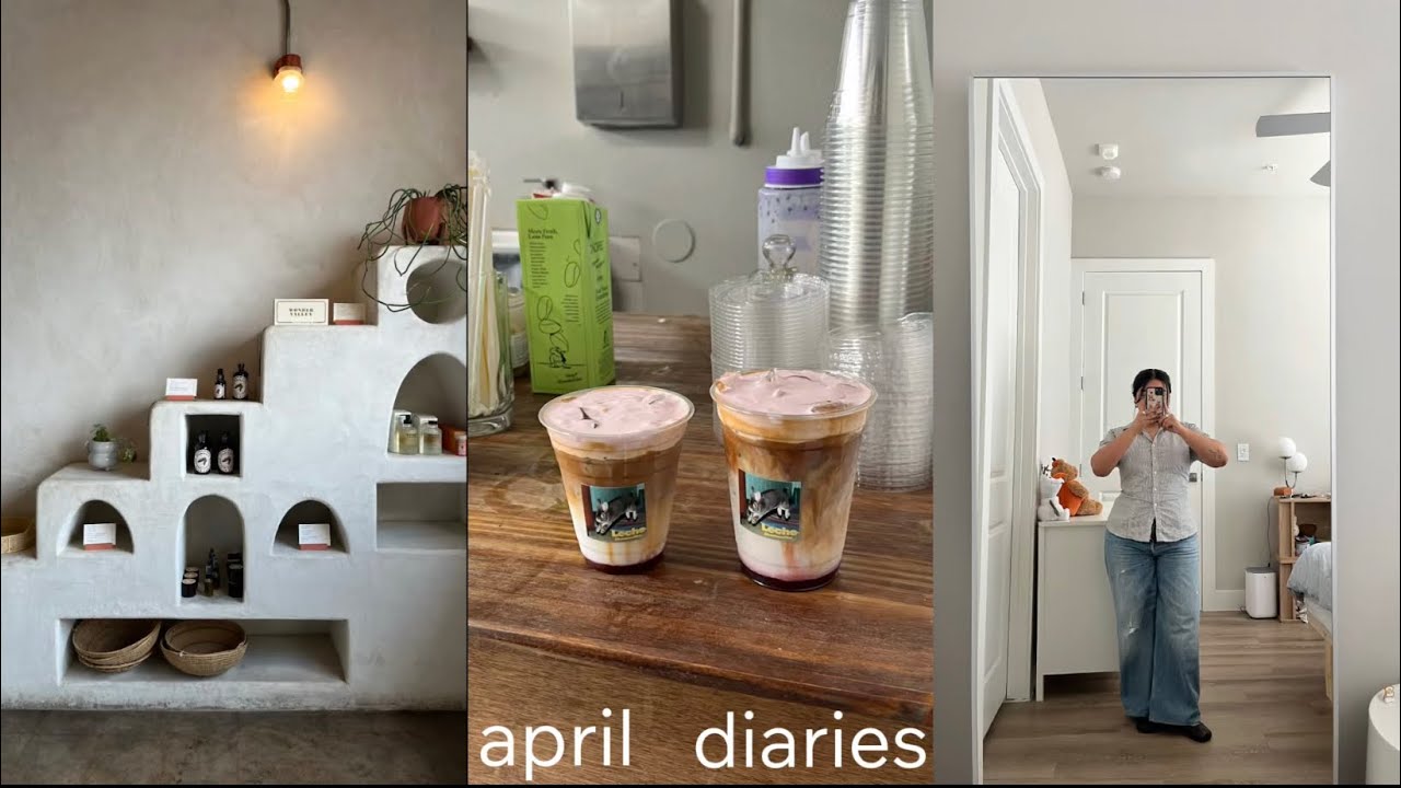 april diaries | turning 25, solo dates, soft mornings
