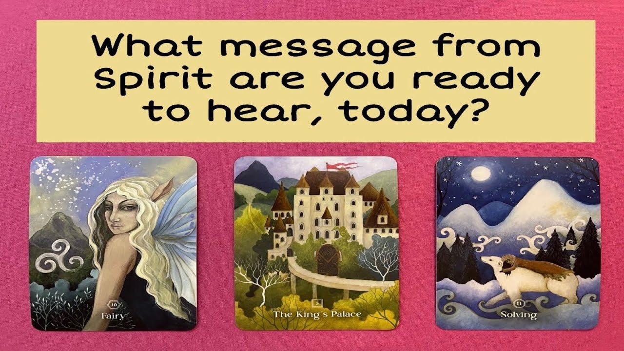 What message from spirit are you ready to hear today? #pickacard  #tarot  #tarotcardreading