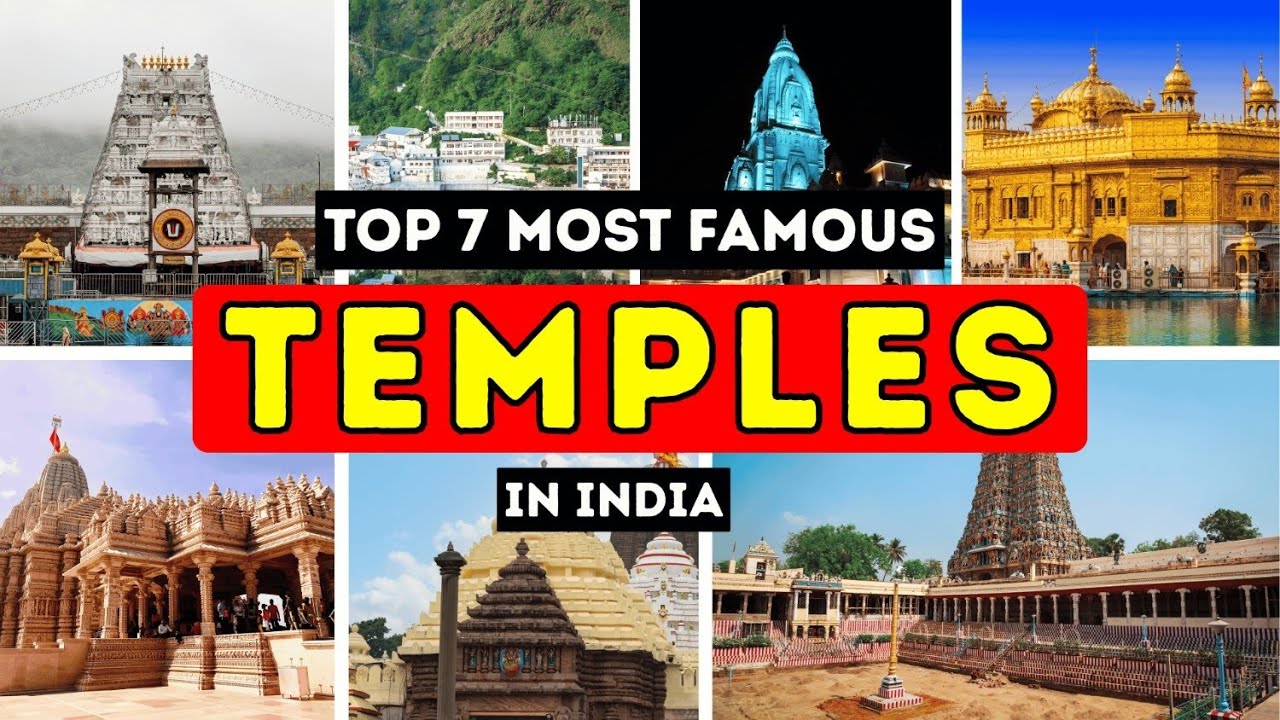 Top 7 Most Famous Temples in India 🛕✨ | Must-Visit Spiritual Places Every Indian Should See