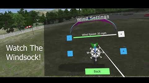 Windsock Test - Glider Sim - Paramotor / Paragliding Sim