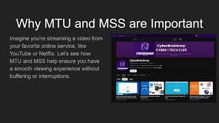 Why MTU and MSS are Important? #mtu #ccna #networking Profile