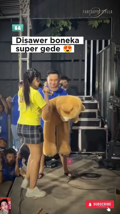 EMA VERNANDA DISAWER BONEKA SUPER GEDE #dangdut #beranda #shorts