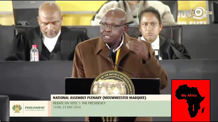 MK "Judge" John Hlophe Reminding Ramaphosa That He Is NOT A Judge - Debate Presidency Vote 1