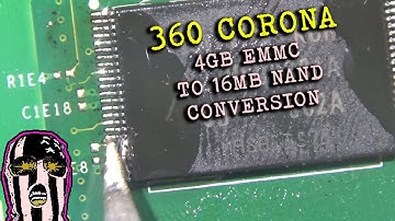 Xbox 360 Emmcs are DYING! Corona 4gb to 16mb nand conversion guide.