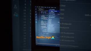 #pythonprogramming #netflix #logo #like #youtubeshorts #share screenshot 5