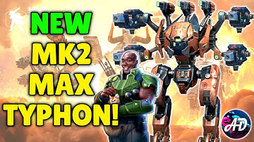 NEW MAX Mk2 TYPHON With New LEGENDARY Pilot Smashing The LIVE SERVER - War Robots MK2 Gameplay WR