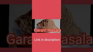 Garam masala recipe. #shorts