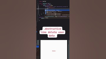 SwiftUI: ButtonRole iOS17 #swiftui #coding #swift #ios #shorts