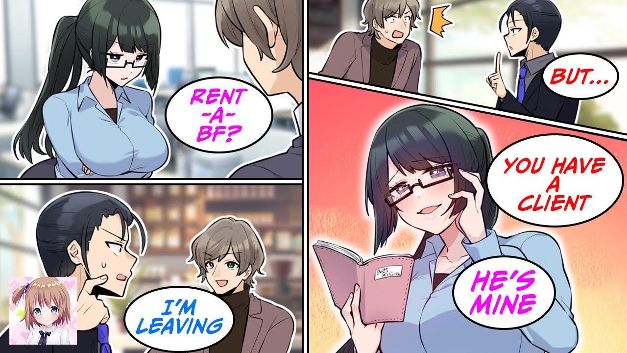 [RomCom] After starting my rental boyfriend side job, my cool female boss booked me [Manga Dub]