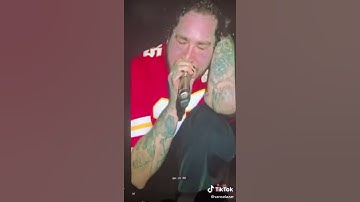 Thumbnail of Post Malone drunk on stage #savepostmalone