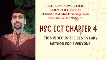#hsc #ict  HSC ICT CHAPTER 4 . Bold+Strike+Under+Superscript+Subscript+Paragraph in details