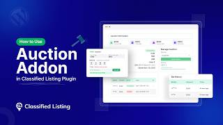 How to Use Auction Addon in Classified Listing Plugin