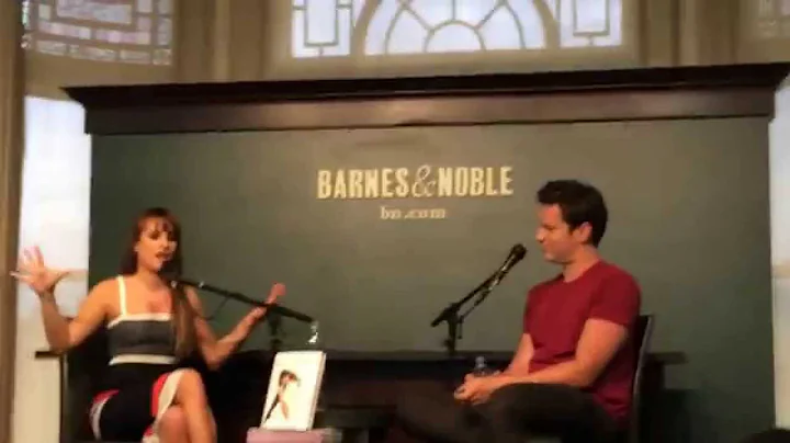 Lea Michele and Jonathan Groff Q&A Brunette Ambiti...