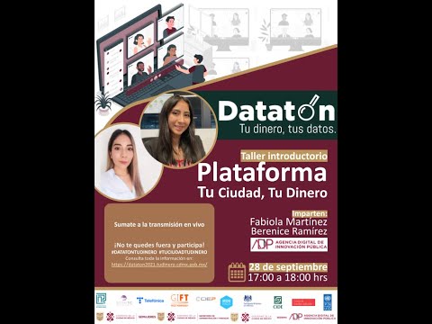 Taller Introductorio a la Plataforma Tu Ciudad, Tu Dinero