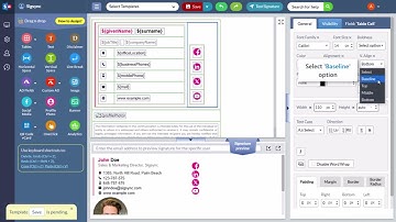 Align Signature Fields to Top, Bottom, Middle, or Baseline in the Template | Sigsync Signature Tips