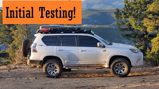Dobinson's IMS First Trip and Test  GX460  Colorado Wheeling  Cruise for Boulder